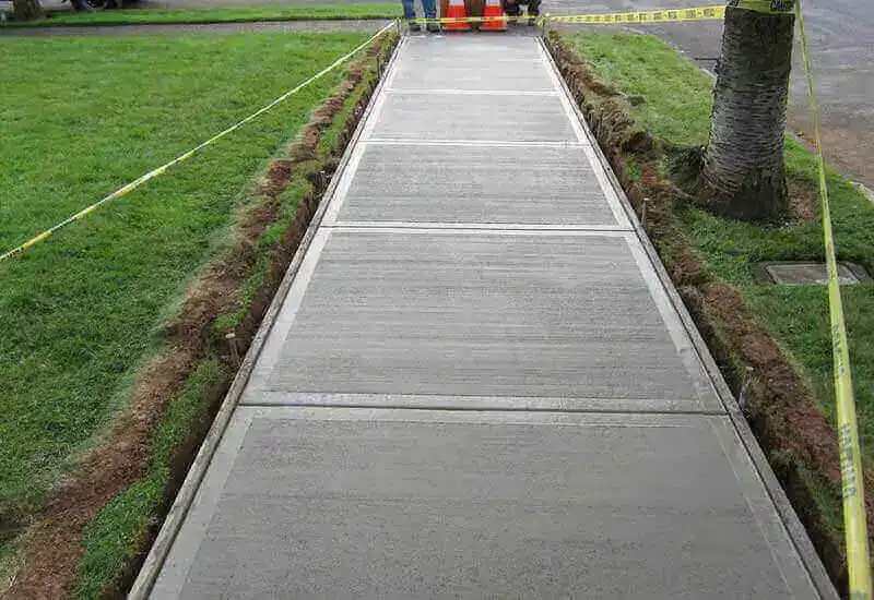 Sidewalk Concrete Work