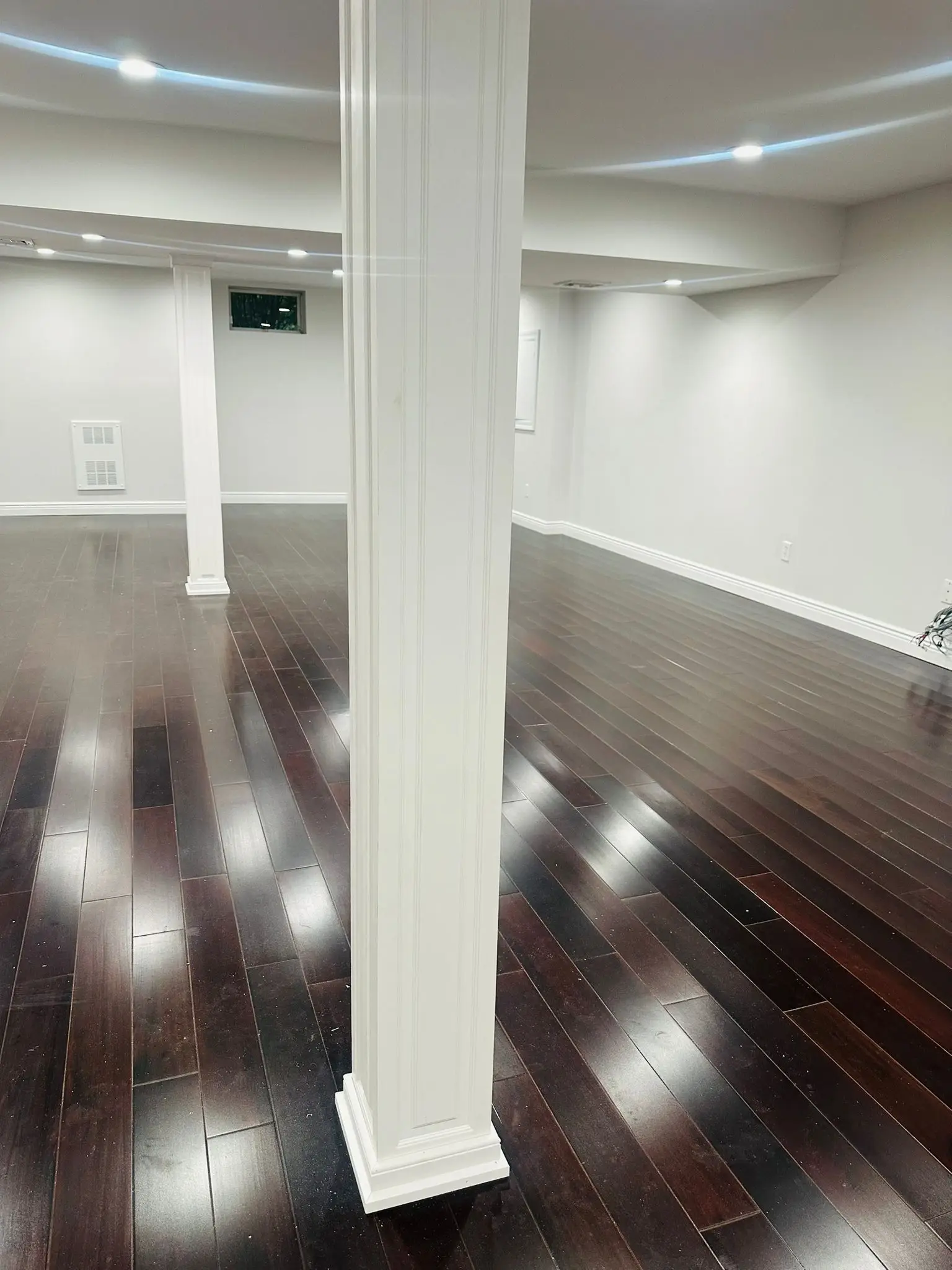 Dark Hardwood Flooring Upgrade for a Manhattan Interior
