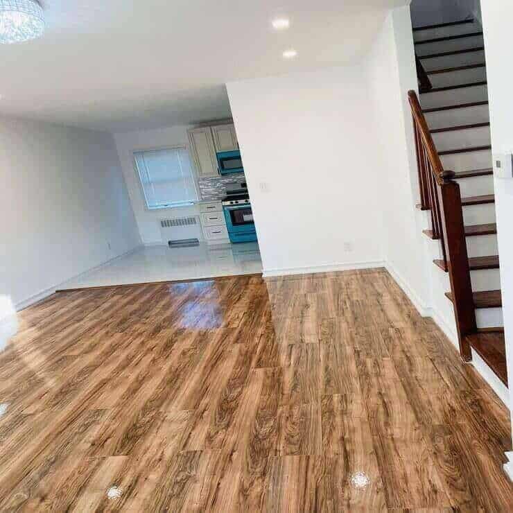 Warm Wood-Look Flooring Upgrade for a Yonkers Home
