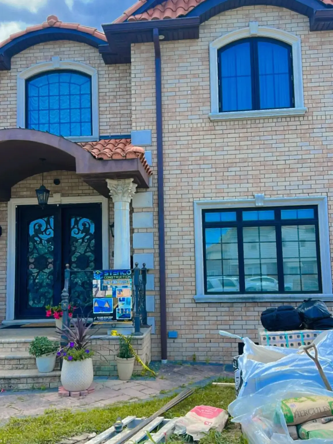 Custom Brick Exterior & Entryway Upgrade