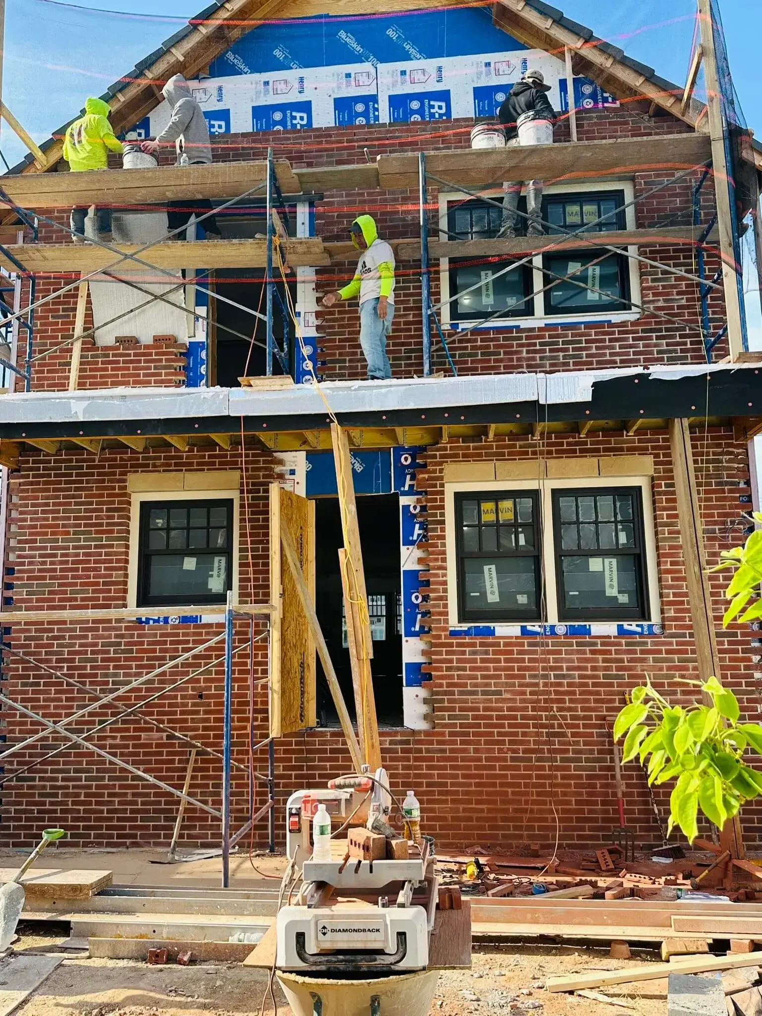 Brick Exterior Renovation & Façade Upgrade